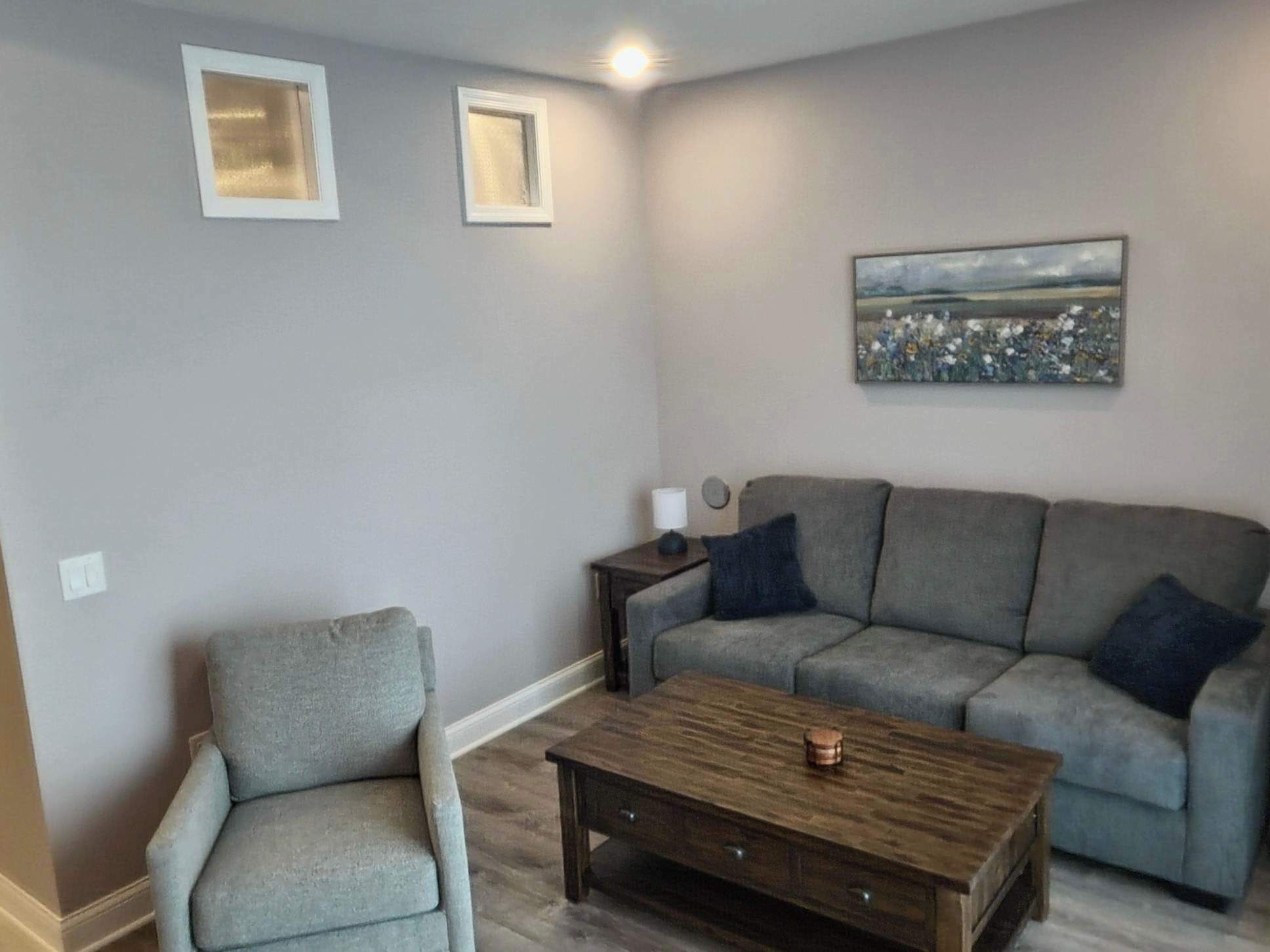 TV, fireplace, offices