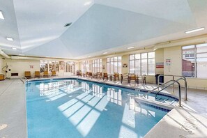 Pool - Ultimate relaxation awaits at this luxe lakefront Delton Grand studio (Wisconsin Dells)