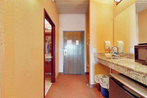 Riverside resort studio with balcony