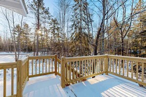 Property grounds - Cozy tree-lined home located near town, lakes, walking & bike trails, w/ firepit (Manitowish Waters)