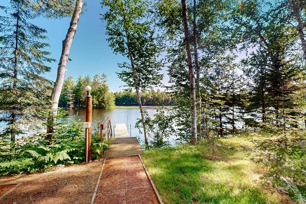 Property grounds - Cozy Cabin on the Turtle Flambeau Flowage, great for all seasons! (Mercer)