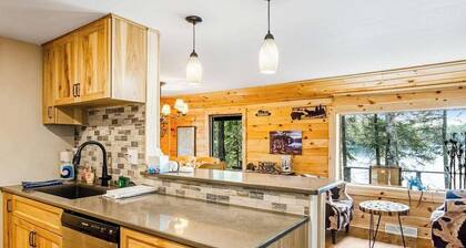Charming lakefront home with a private dock, gazebo, and W/D