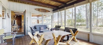 Lakefront home on private peninsula w/ 2 piers & lovely water views - 2 dogs OK