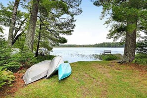Property grounds - Lakefront home on private peninsula w/ 2 piers & lovely water views - 2 dogs OK (Eagle River)