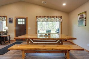Interior - Contemporary dog-friendly cabins with hot tub, fireplaces, patios, & game room (Conover)