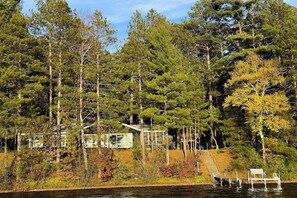 Exterior - Fence Lake Chain Home w/ Great View,Paddle Boards, Kayaks,Gas Grill & Fire pit (Minocqua)