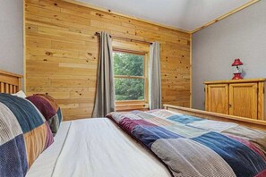 Internet, bed sheets - Beacon Point | Lakeside cabin in Presque Isle with a firepit and water access (Presque Isle)