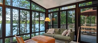 Lakefront home w/ deck, grill, fireplace, firepit, AC, & WiFi