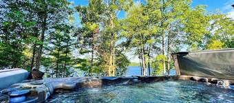 3-story chalet with private hot tub, game room & waters toys - dog-friendly