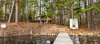 Cozy lakefront cabin in the heart of Wisconsin's Northwoods with canoe & kayak