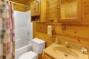 Douche, serviettes fournies