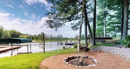 Lakefront home with large patio, fire pit, W/D & WIFI