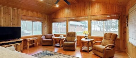 TV, DVD player, offices