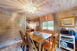 Dining - Riverside Home with Firepit,  Gas Grill,  and Washer/Dryer (Manitowish Waters)