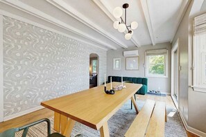 Dining - Dog-friendly downtown home with hot tub & deck (Baraboo)