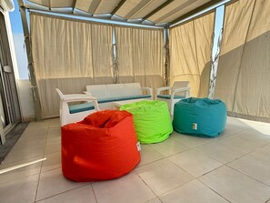 Chalet, 3 Bedrooms, Lagoon View | Terrace/patio