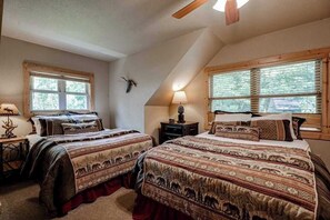 Iron/ironing board, travel cot, WiFi, bed sheets - Lakefront home with private dock, firepit, playground & lake views (Eagle River)