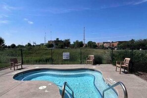 Pool - Ground-floor hotel-style condo with fast WiFi, central AC, & kitchenette (Wisconsin Dells)