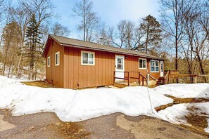 Exterior - Pickerel Lake cabin w/ kayaks, dock, patio, grill & direct access to trails! (Eagle River)