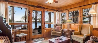 Remodeled Lakefront Cottage w/Free WiFi, Private Dock, Lake Views, & Gas Grill
