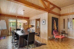 Dining - Dog-friendly lakefront home with lake views, sauna, dock, firepit - near skiing (Land O'Lakes)
