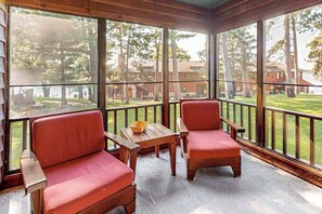 Interior - Lakefront resort retreat with screened porch, fireplace, pool, marina, & dining (Manitowish Waters)