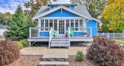 Charming lakefront home with shared dock, porch, & sunroom - walk downtown