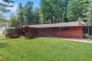 Exterior - Serene Lakefront Home with Fire pit, Dock, WIFI, & Dog-Friendly (Lake Tomahawk)
