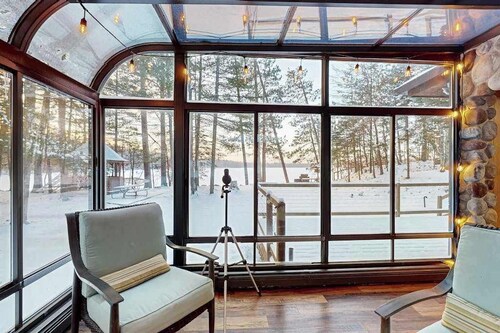 Serene Lakefront Home with Fire pit, Dock, WIFI, & Dog-Friendly