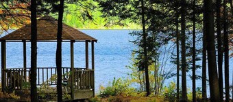 Lakefront dog-friendly retreat with sauna, dock, canoe, paddle board, & firepit