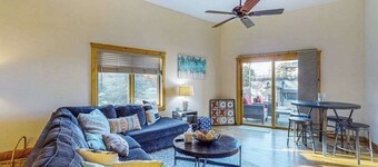 Modern Water-View Condo with Fast WiFi, Gas Fireplace, Patio & Gas Grill