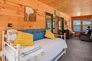 Iron/ironing board, travel cot, WiFi, bed sheets - Lakefront Lodge w/ Firepit, Private Dock, and Kayaks - Dogs Welcome (Manitowish Waters)