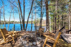 Property grounds - Lakefront Lodge w/ Firepit, Private Dock, and Kayaks - Dogs Welcome (Manitowish Waters)