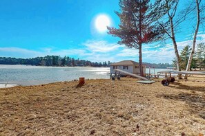 Property grounds - Lakefront home with amazing views, water access, foosball, & fireplace (Eagle River)
