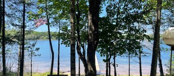 Serene Lakefront Home w/ dock, gas grill, fire pit, WIFI, on ATV trail