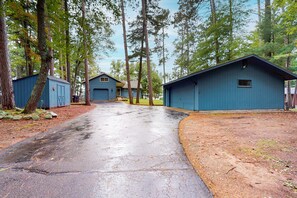 Property grounds - New listing - lakefront home with views, dock, fireplace, foosball, deck, & W/D (Eagle River)