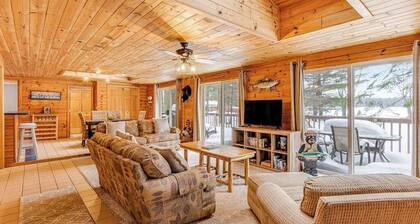 Lakefront, dog-friendly home with dock, kayaks, deck, & washer/dryer