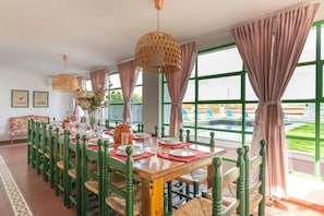 Dining - La Espada Rural Villa: Country House for Groups in Castilla (Valdeporro)
