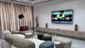 Deluxe Apartment, Penyaman udara | Ruang tamu