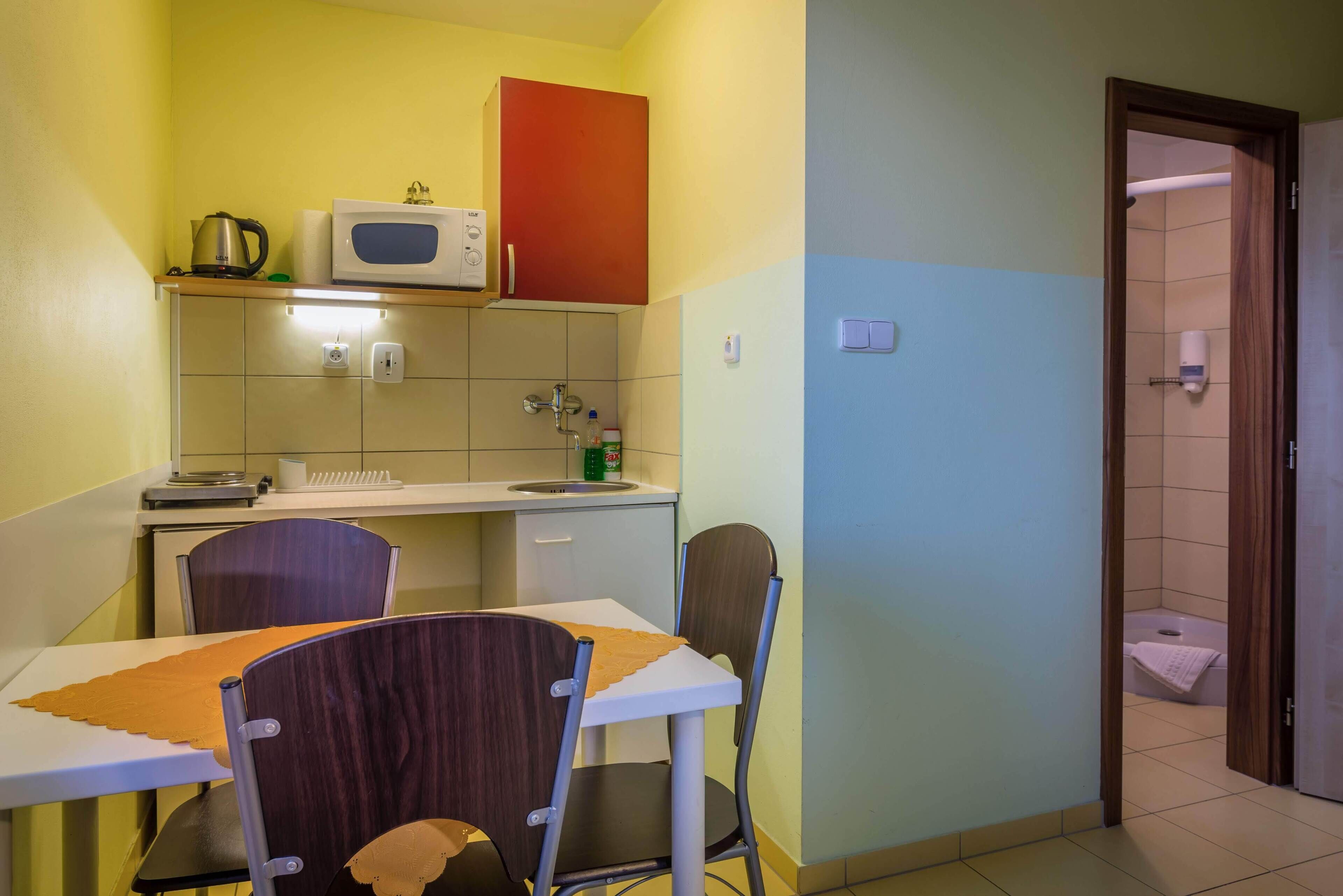 Studio, uitzicht op bergen | Dineren