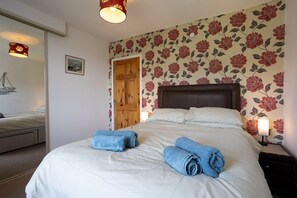 Free WiFi, bed sheets - Coastal cottage with sea views in Mortehoe (Mortehoe)