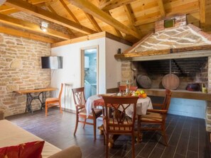 Dining - Country House Irena with pool by Interhome (Pristeg)