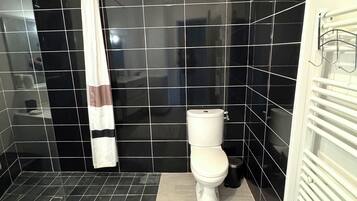 Shower, toilet paper