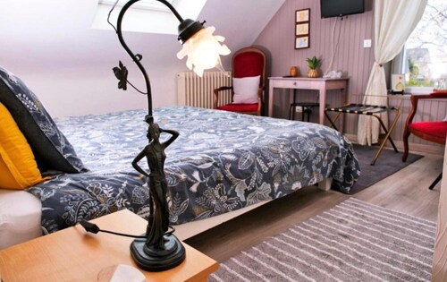 Chambre d’hôtes « La Chambre - Vue Jardin » avec terrasse commune, jardin et Wi-Fi