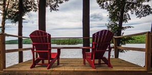 Cottage, uitzicht op meer | Terras