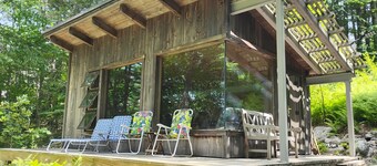 Waterfront Tiny House Cabin Off Grid Camp in Historic Woodstock CT