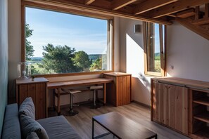 Living area - Family property in a green setting - 9 to 10 people (Nébian)
