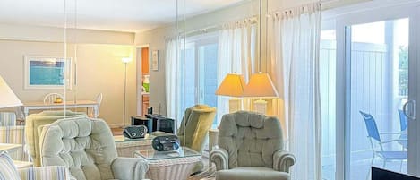 TV, DVD player, offices