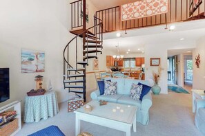 TV, DVD player, offices - Sea Colony Tennis 2nd floor condo w/ pool, gym, and WiFi (Bethany Beach)