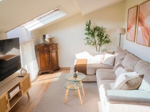 Living area - Apartment in Cannes: rooftop and sky views (Cannes)
